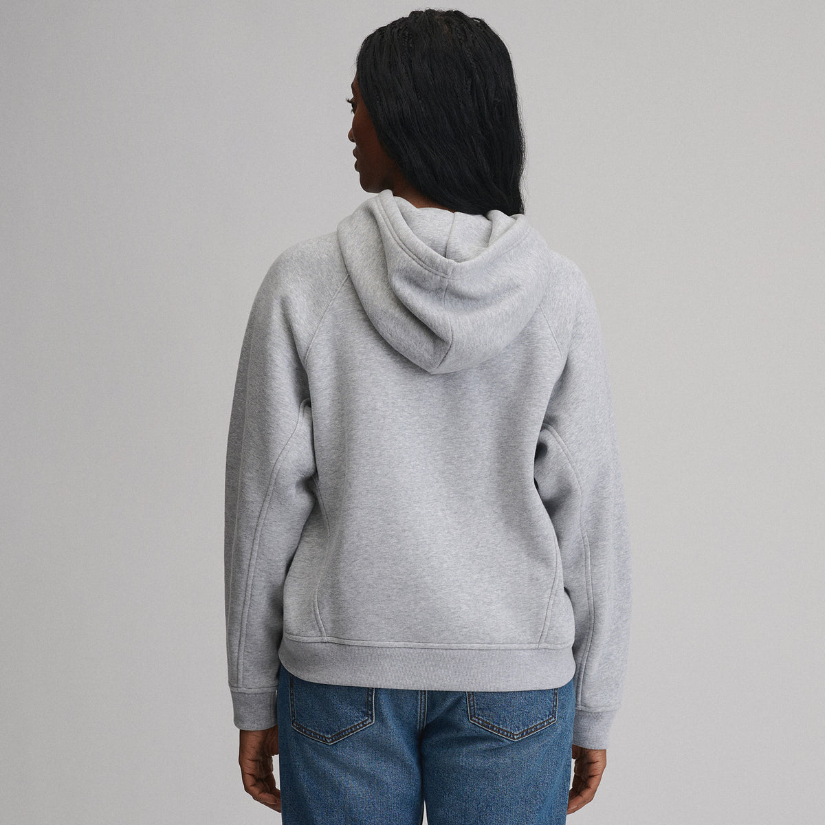 Women's Vintage Soft Pullover Hoodie-Htr Gray-12