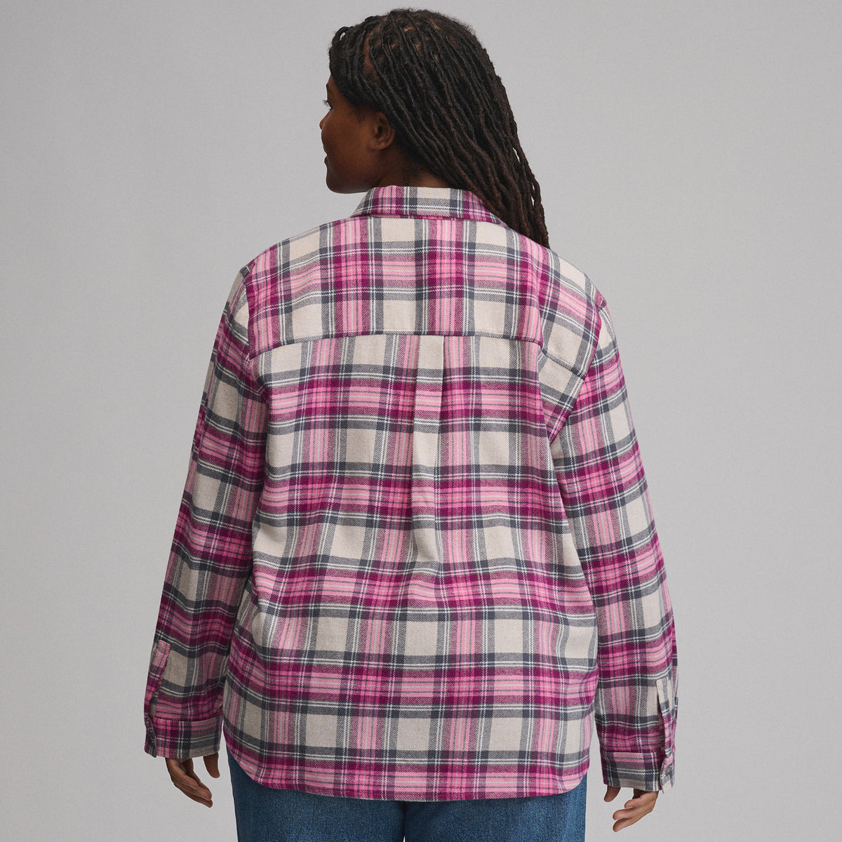Women's Long-Sleeve Heritage Soft Classic Flannel Shirt-Floral-6