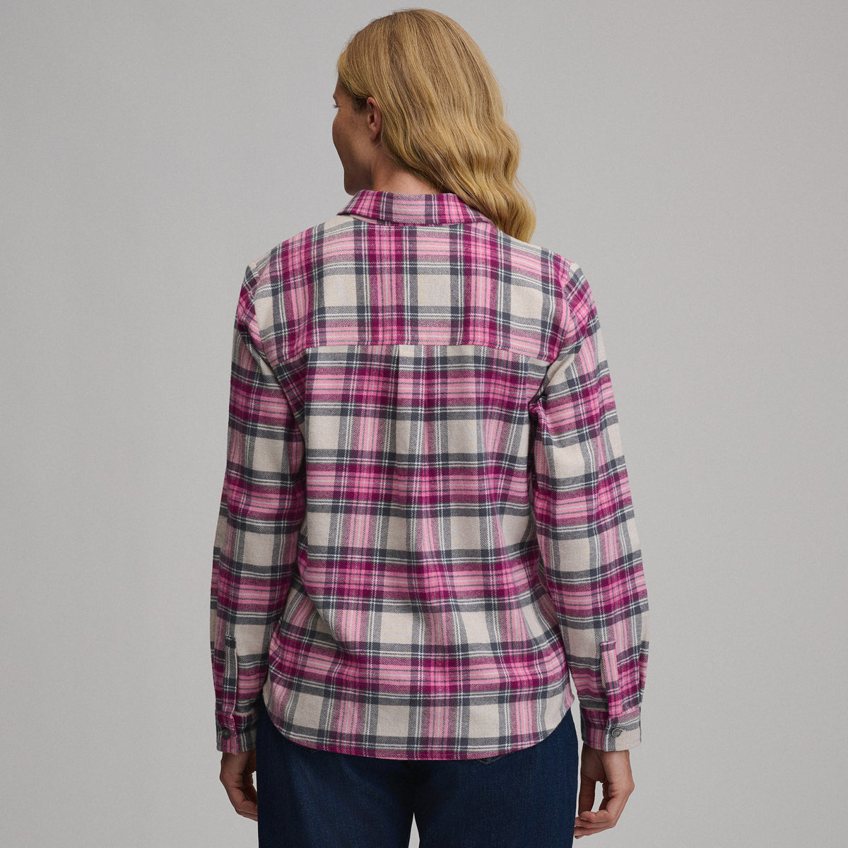 Women's Long-Sleeve Heritage Soft Classic Flannel Shirt-Floral-6