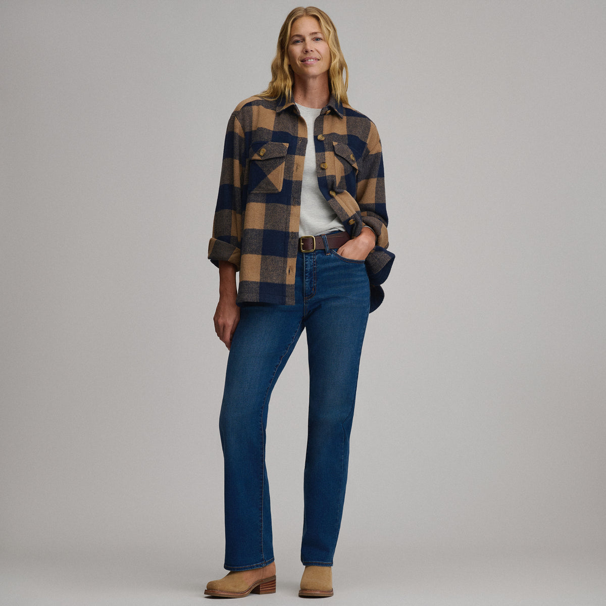 Women's Solstice Shirt Jacket-Camel-8