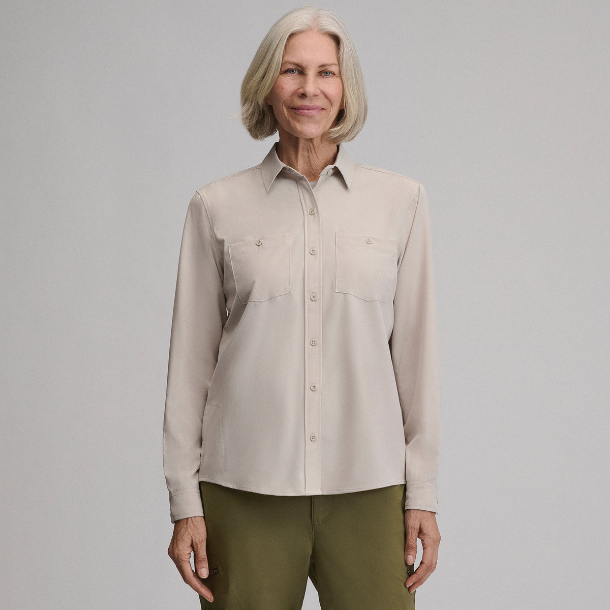 Departure 3.0 LS Shirt-Pumice-1