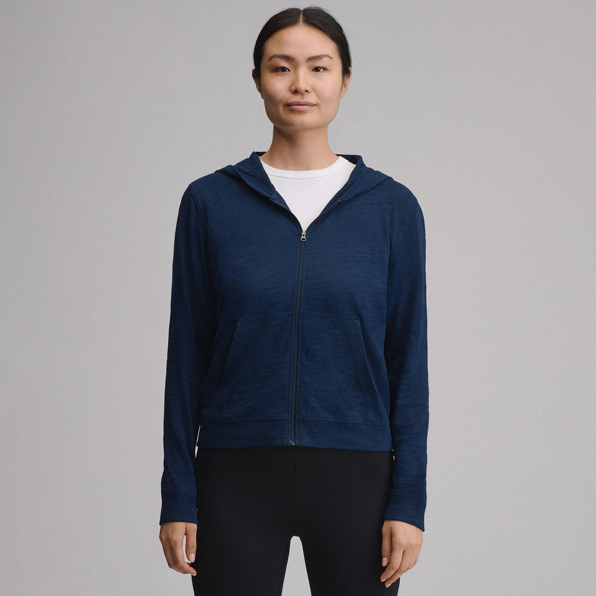 Women's Waverly Cotton Slub Full-Zip Sweatshirt-Brook-20