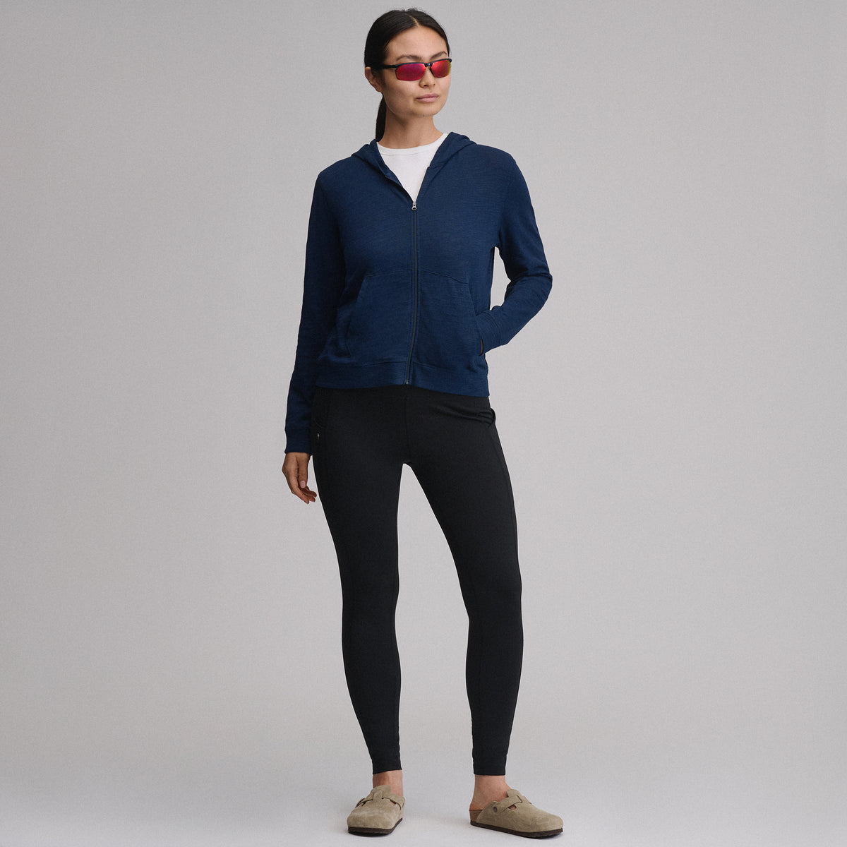 Women's Waverly Cotton Slub Full-Zip Sweatshirt-Brook-24