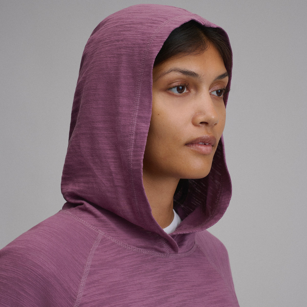 Women's Waverly Cotton Slub Hoodie-Deep Wisteria-32