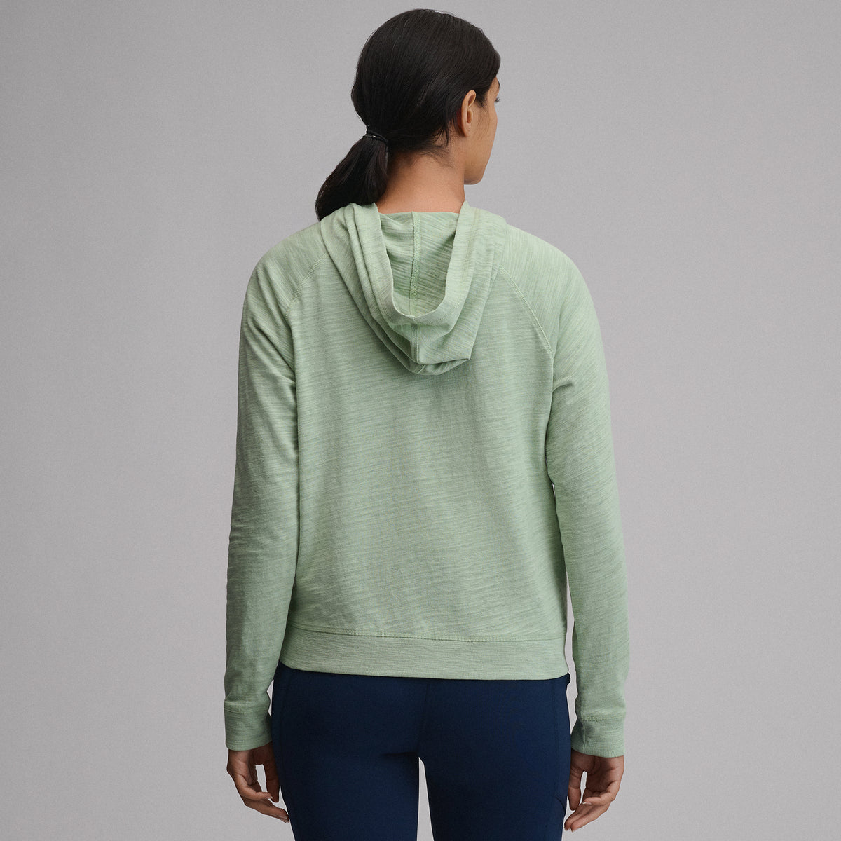 Women's Waverly Cotton Slub Hoodie-Limestone-40