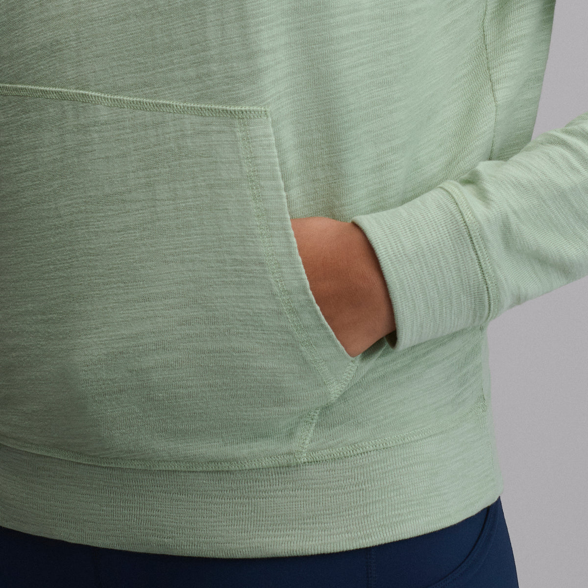 Women's Waverly Cotton Slub Hoodie-Limestone-41