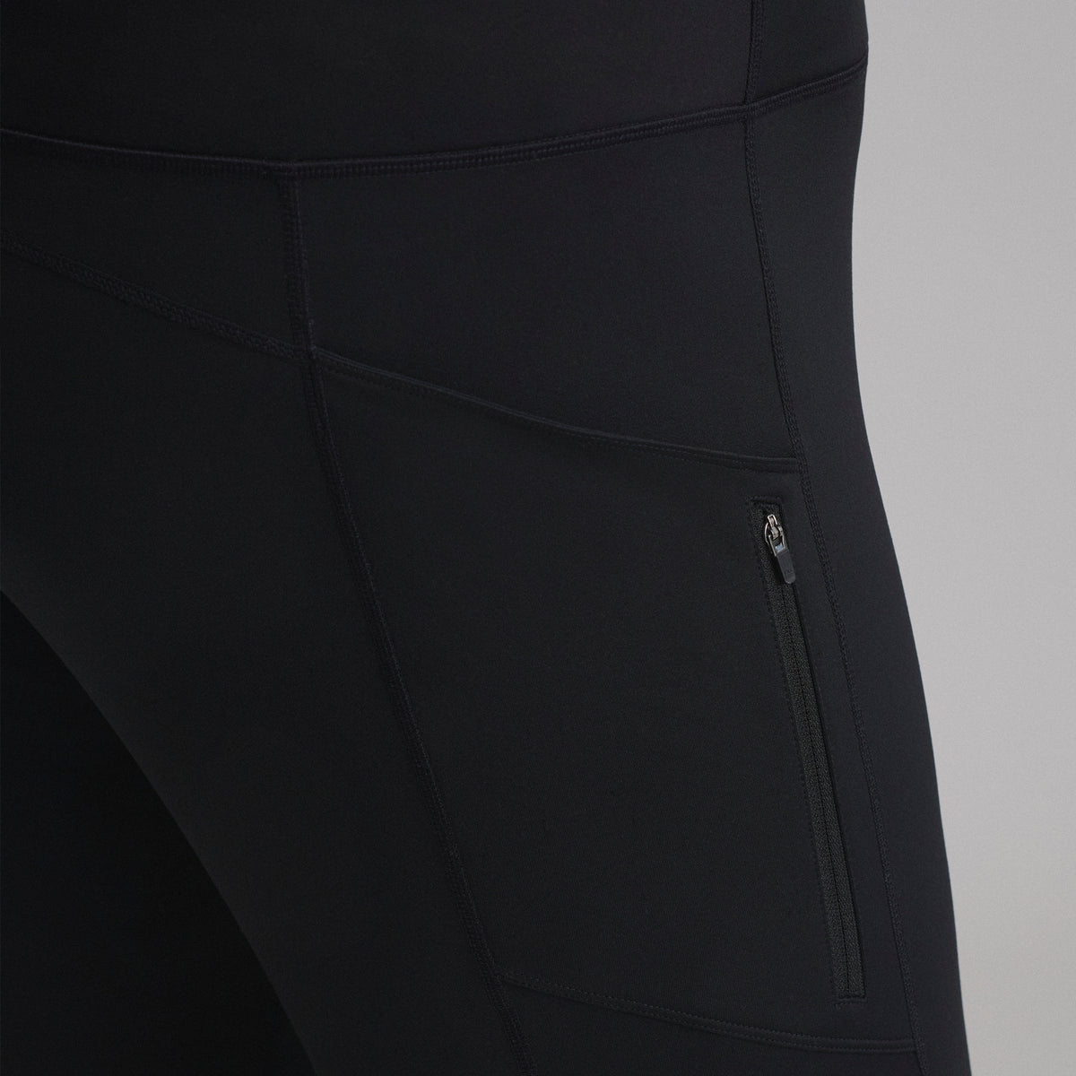 Women's Crossover Winter Trail Adventure High-Rise Leggings-Black-3