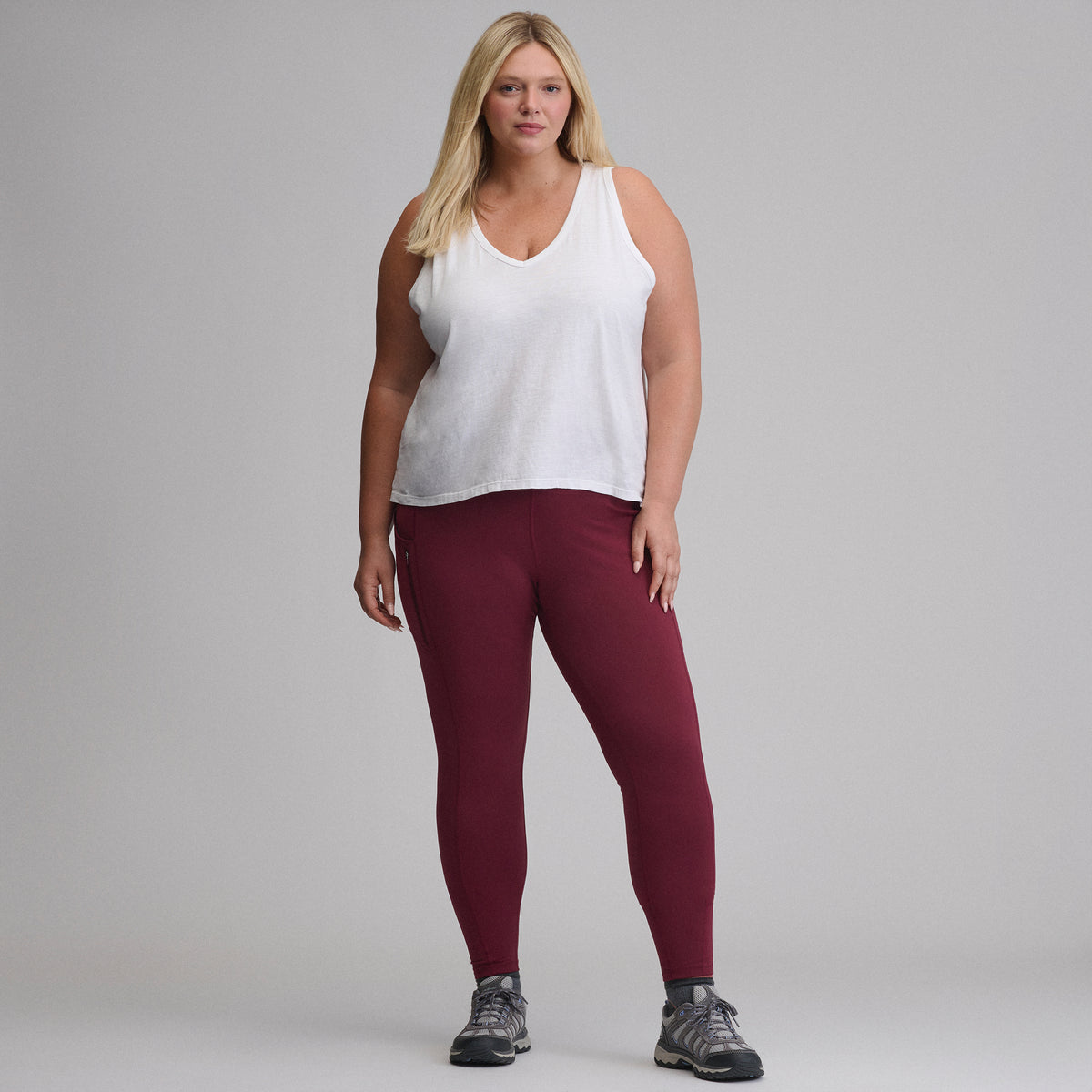 Women's Crossover Winter Trail Adventure High-Rise Leggings-Dk Lava-12