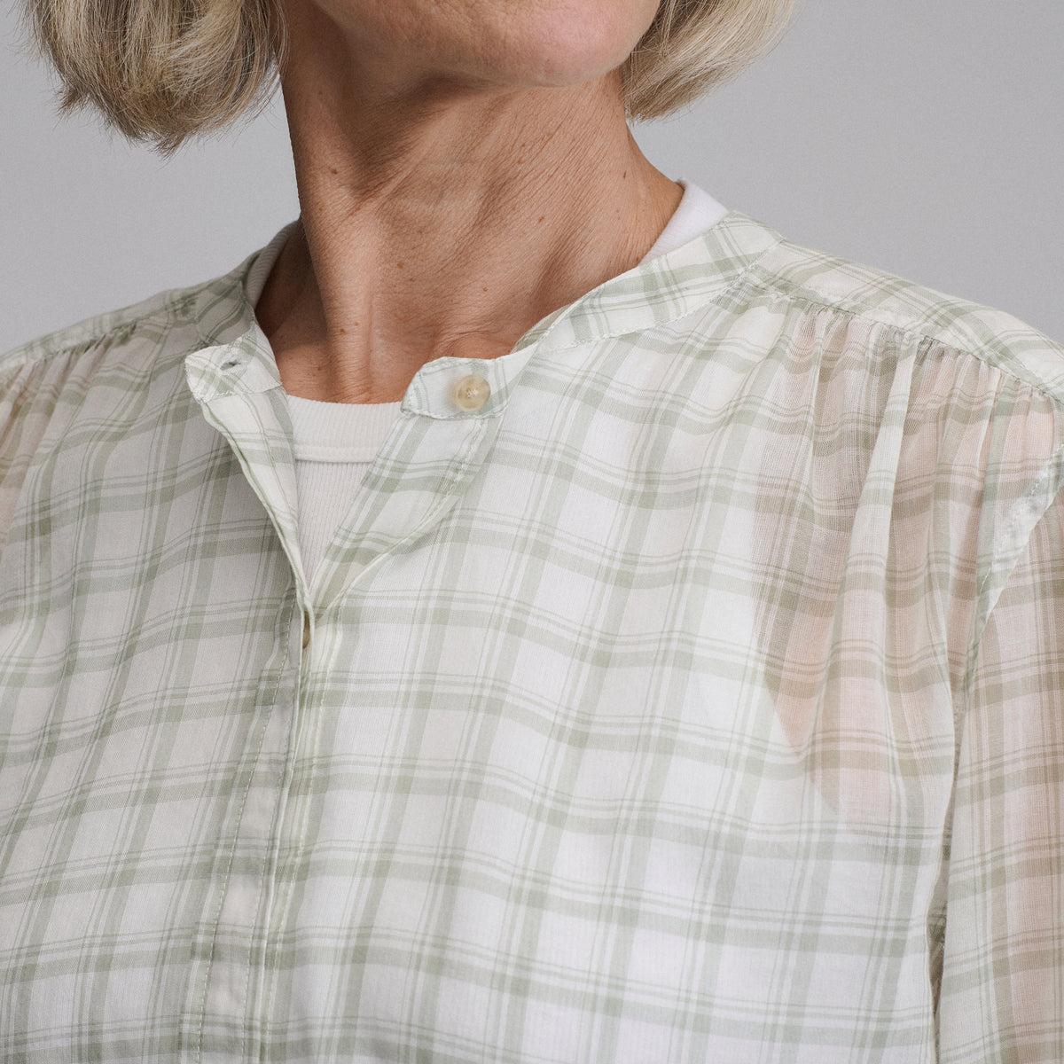 Printed Woven Blouse-Sage-7