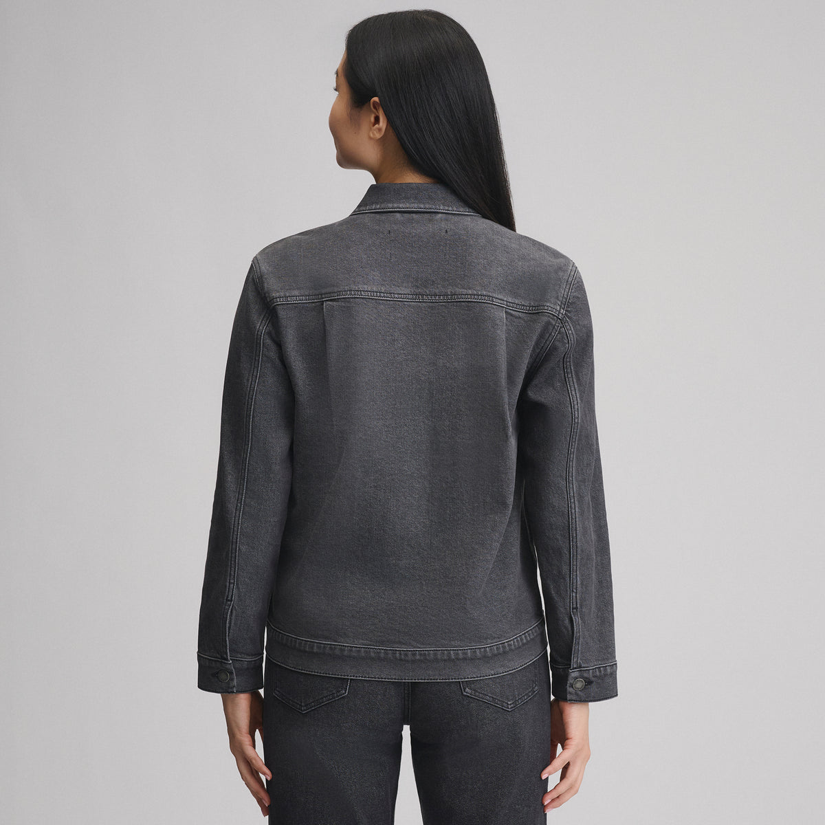 Iconic Denim Jacket-Faded Black-6