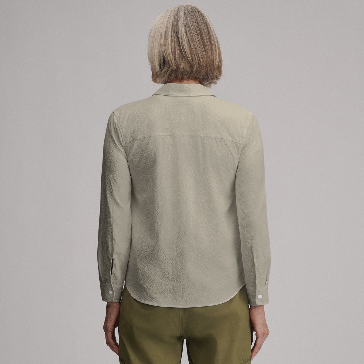 Women's Mountain 3.0 Long-Sleeve Shirt - Solid-Dusty Sage-2