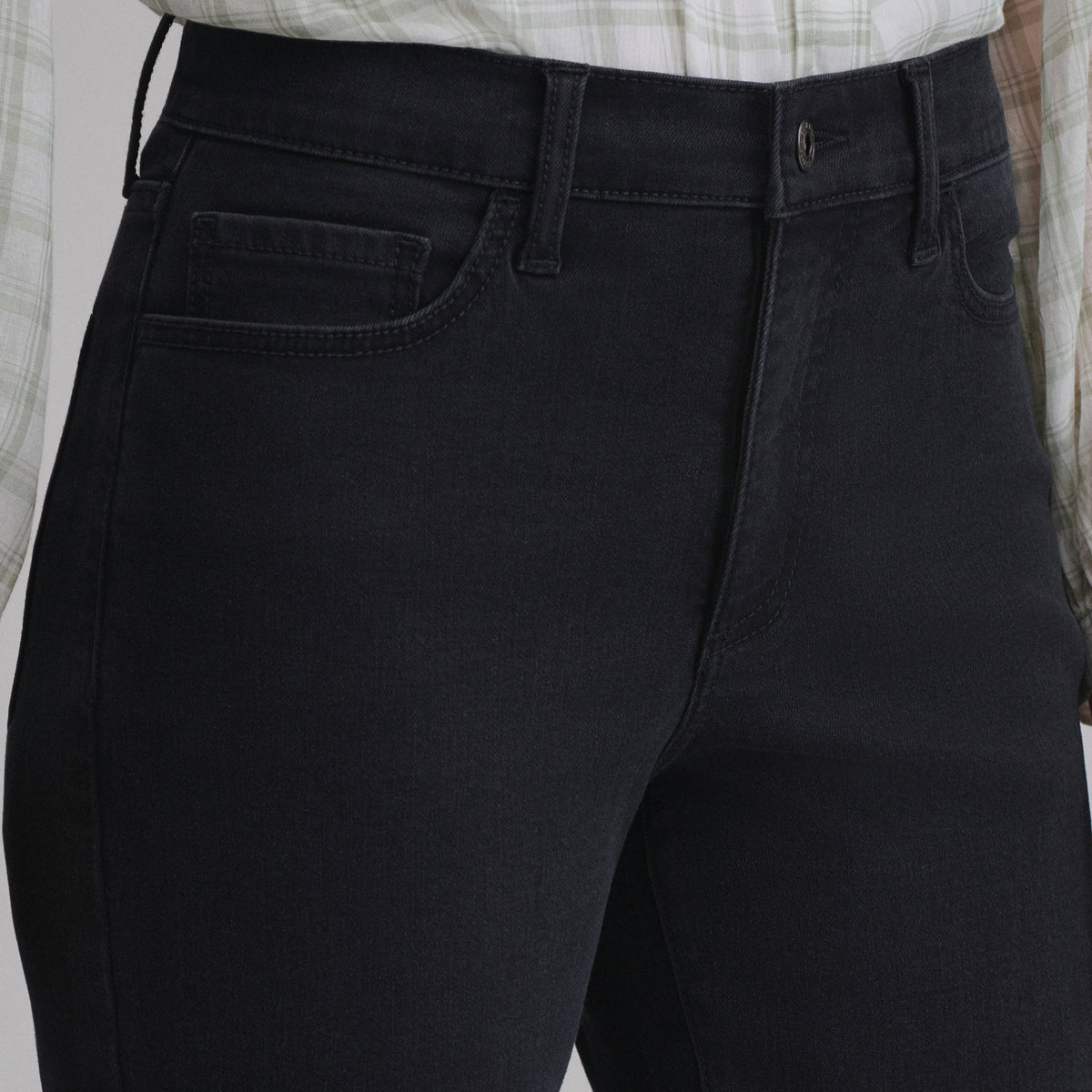 Women's Venture Stretch High-Rise Bootcut Jeans-Black-3