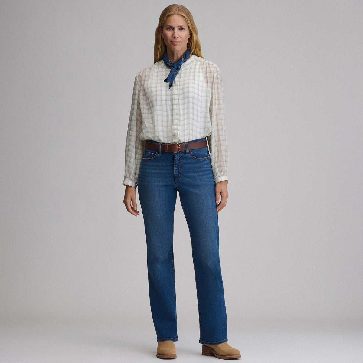 Women's Venture Stretch High-Rise Bootcut Jeans-Lake-8