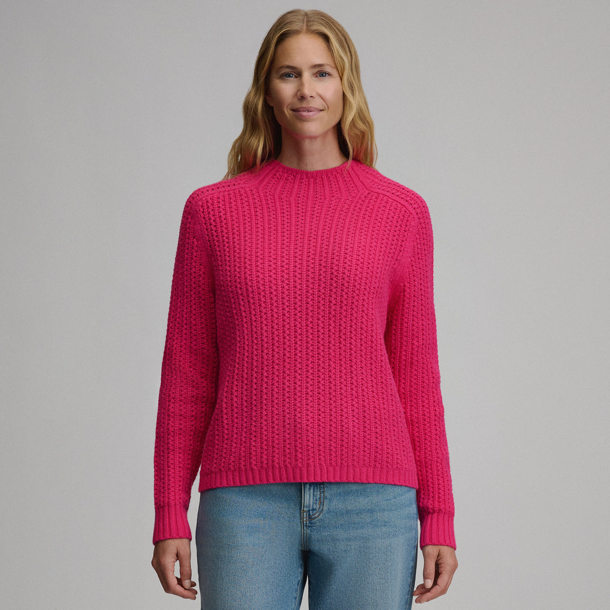 Women's Everloft Mock-Neck Sweater-Floral-5