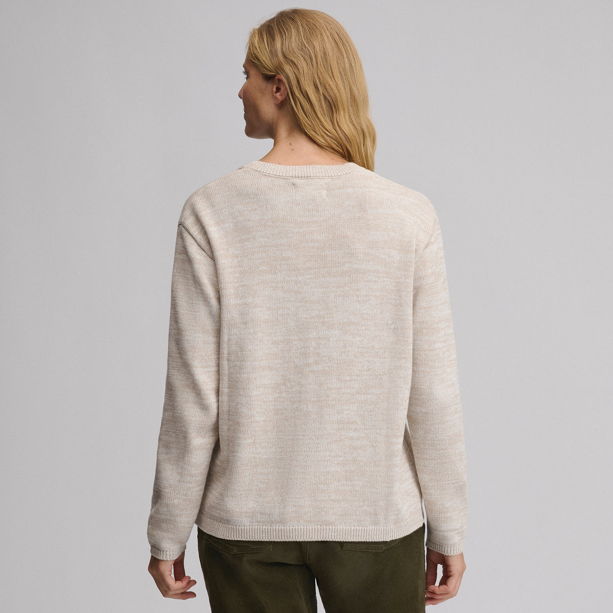 Marl Crewneck Sweater-Pumice-2