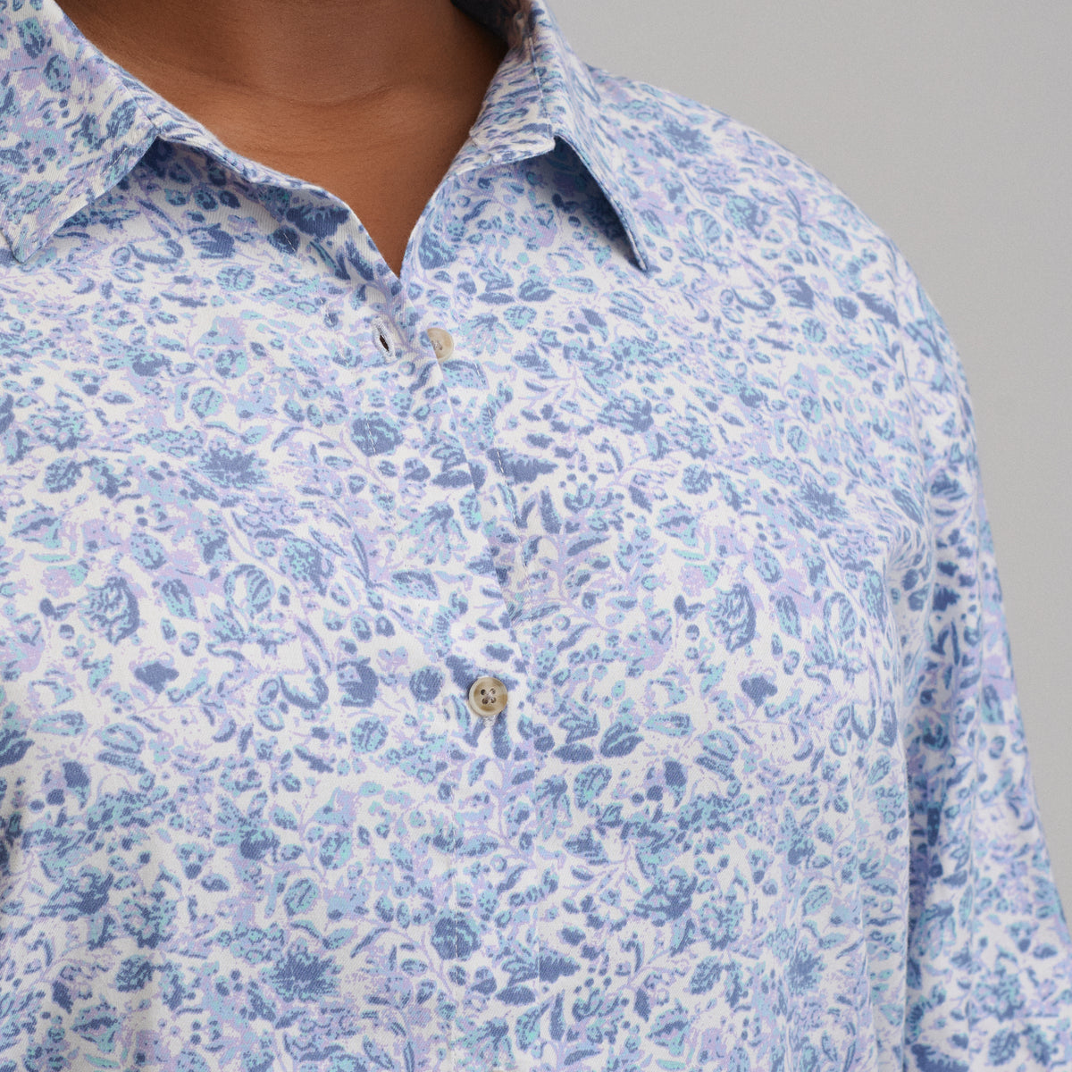Women's Long-Sleeve Softened Sleep Shirt-Orchid-3