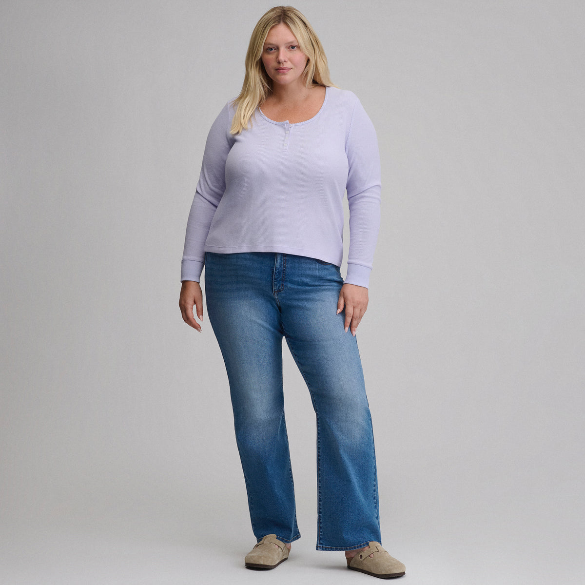 Women's Infinity Thermal Henley-Orchid-15