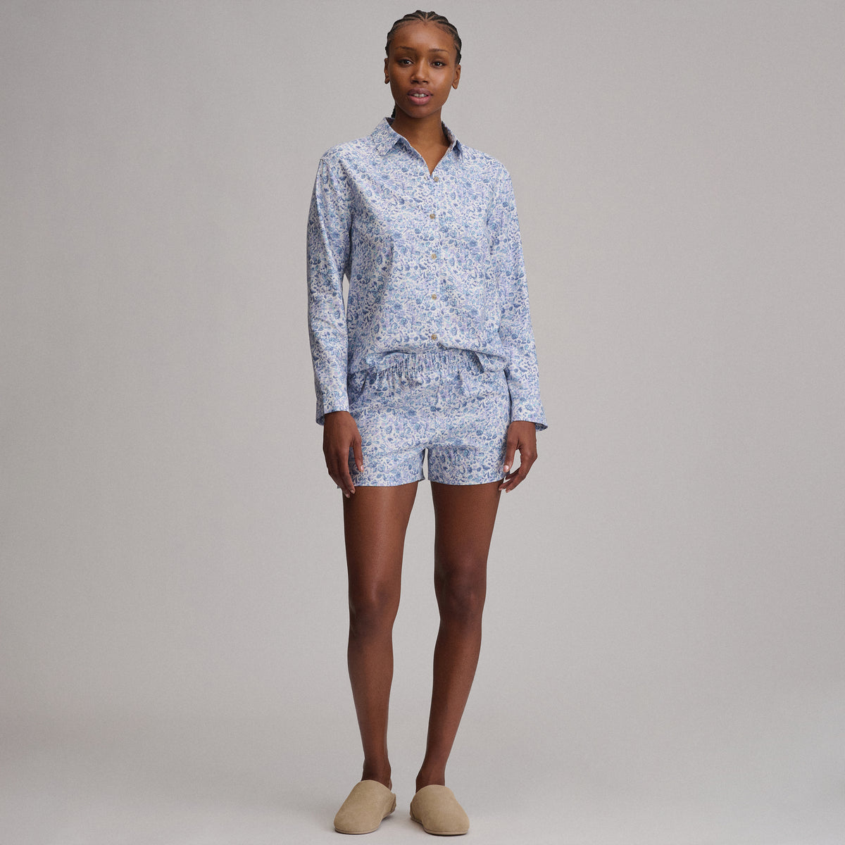Women's Softened Sleep Shorts-Orchid-8