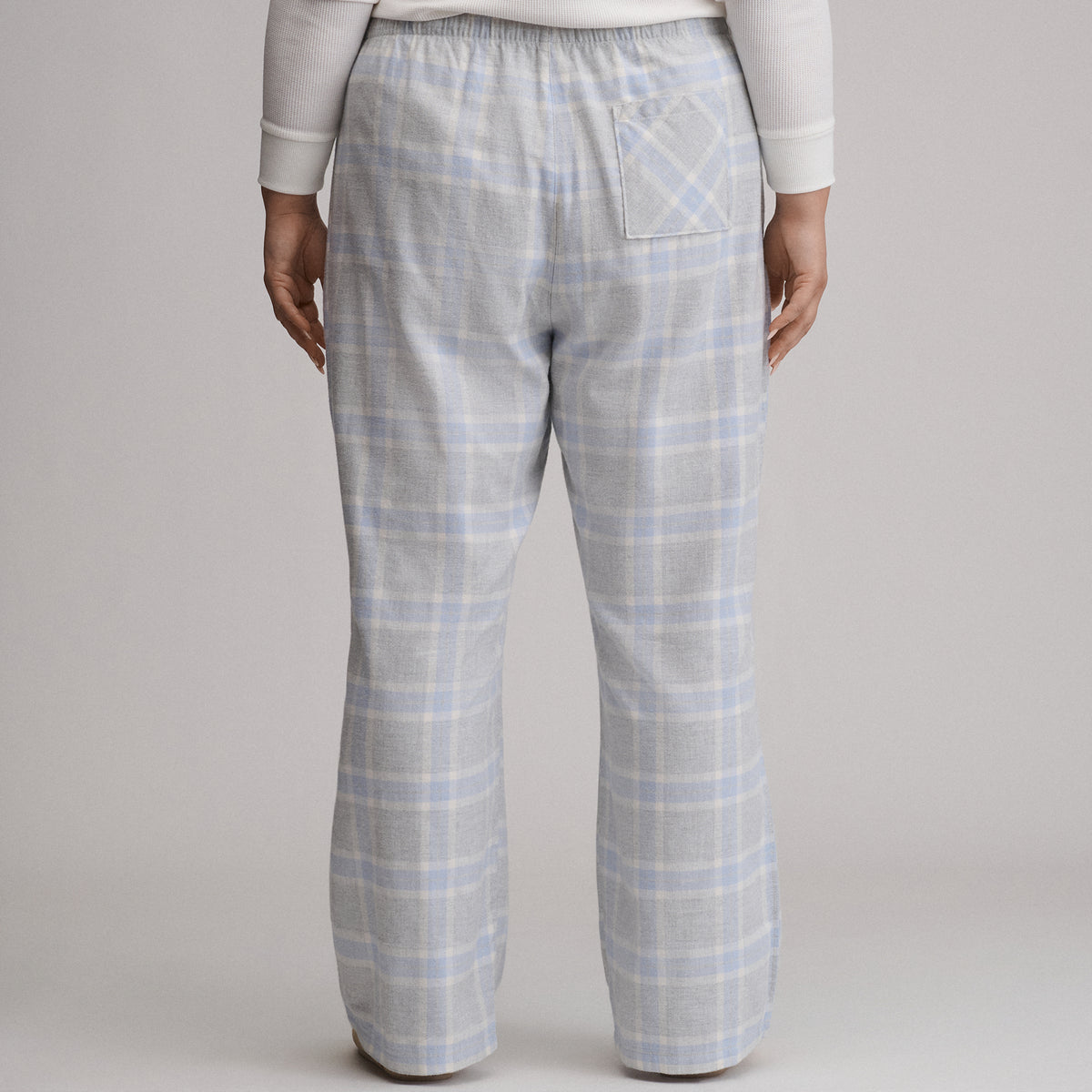 Women's Stines Flannel Sleep Pants-Light Gray-37