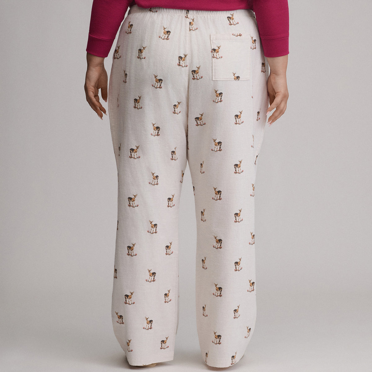 Women's Stines Flannel Sleep Pants-Natural-42