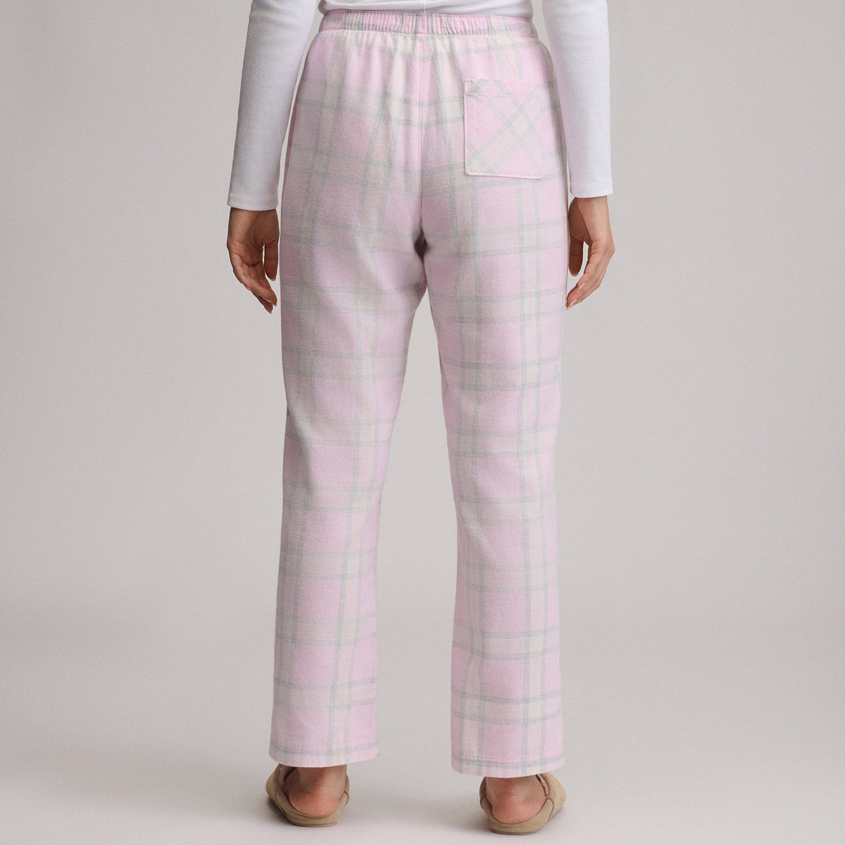 Women's Stines Flannel Sleep Pants-Light Pink-25