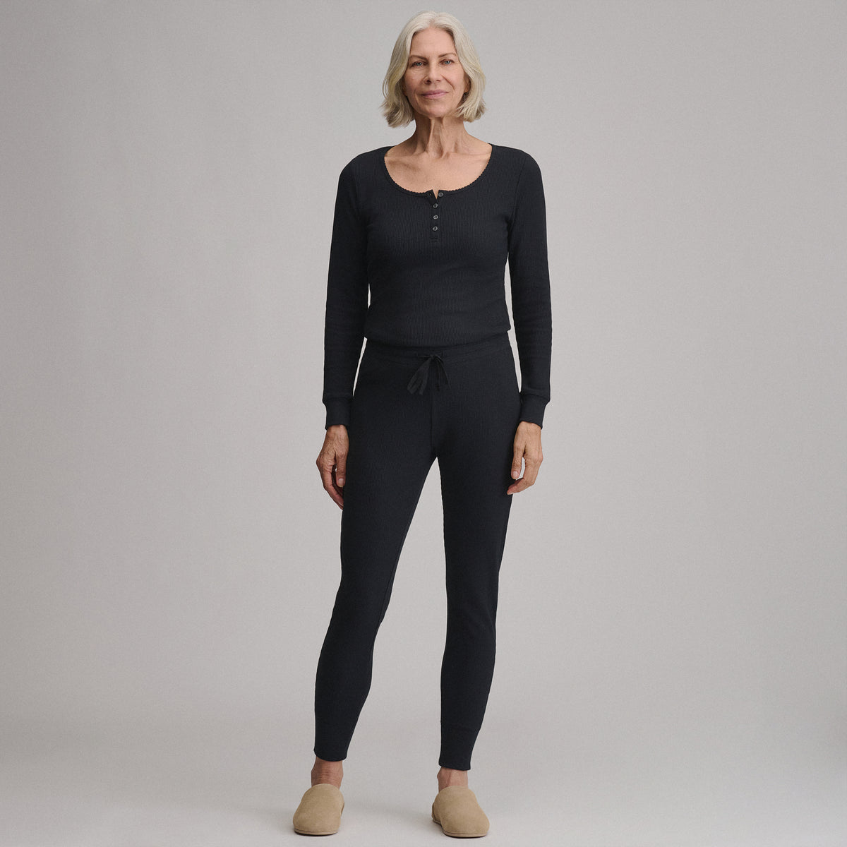 Women's Infinity Thermal Pants-Black-8