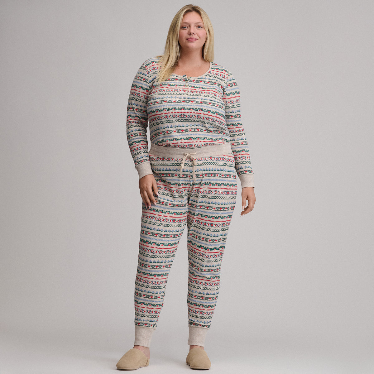 Women's Infinity Thermal Pants-Heather Oatmeal-20