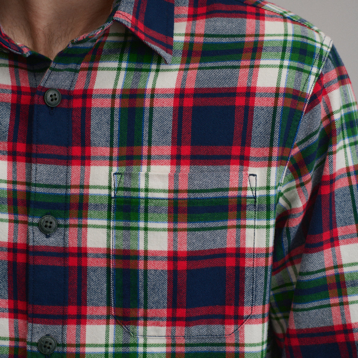 LS Eddie Bauers Favorite Flannel -Relaxed-Chili-19