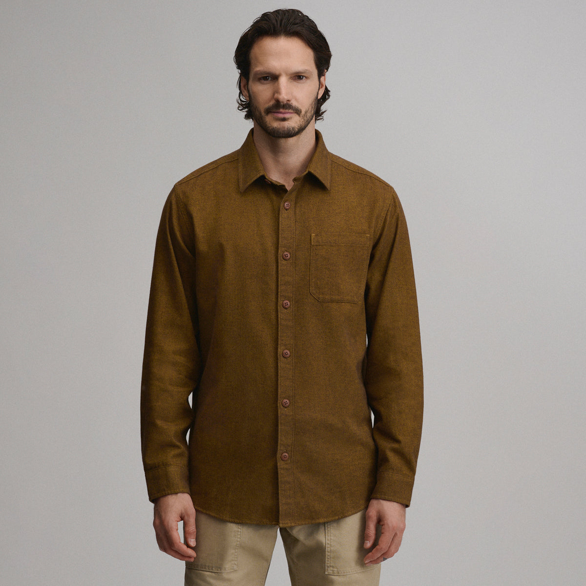 LS Eddie Bauers Favorite Flannel -Relaxed-Cordovan-21
