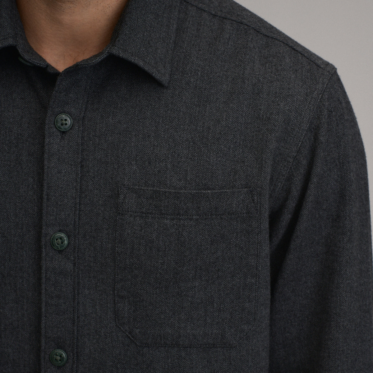 LS Eddie Bauers Favorite Flannel -Relaxed-Smokedgray-67