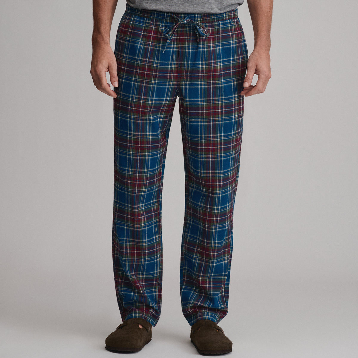 Flannel Woven Pant-Marine-17