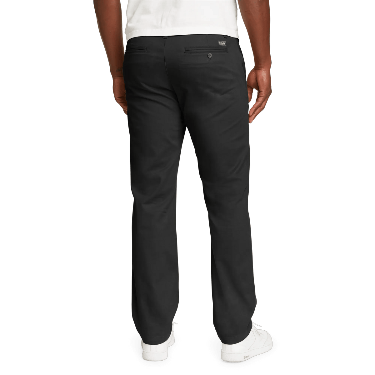 Men's Flex Sport Classic Fit Chino Pants-Black-Regular-2