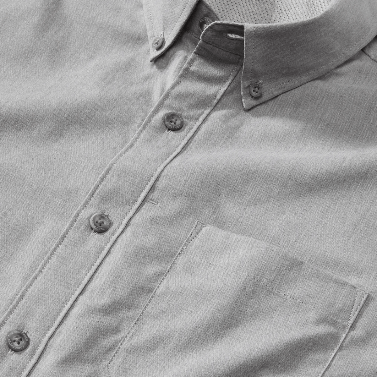 Men's Voyager Flex Long-Sleeve Shirt-Htr Gray-Regular-6