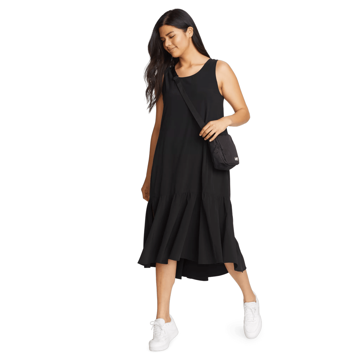 Women's Departure Midi Dress-Black-Regular-5