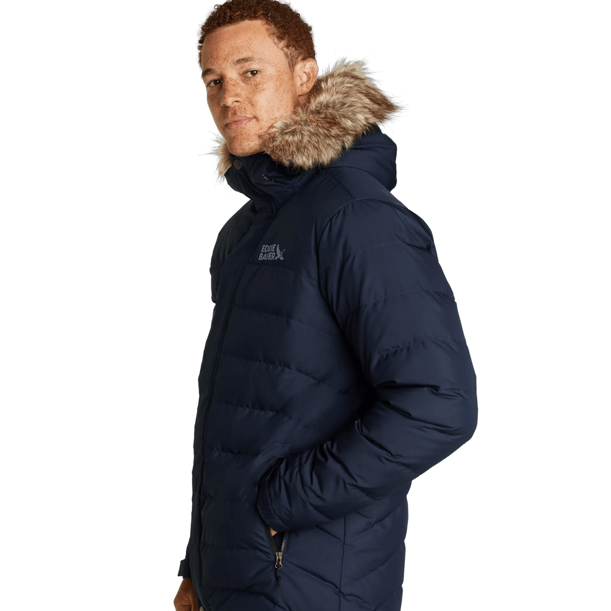 Men's Boundary Pass Down Hooded Parka-Brook-Regular-12
