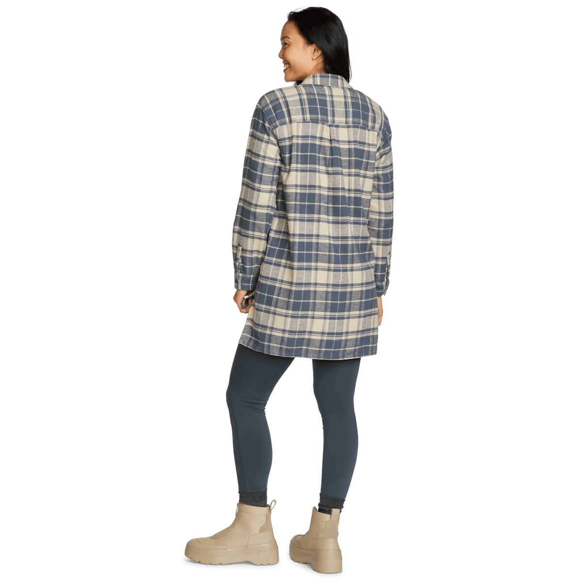 Women's Ballard Exaggerated Tunic-Putty Htr-Regular-3