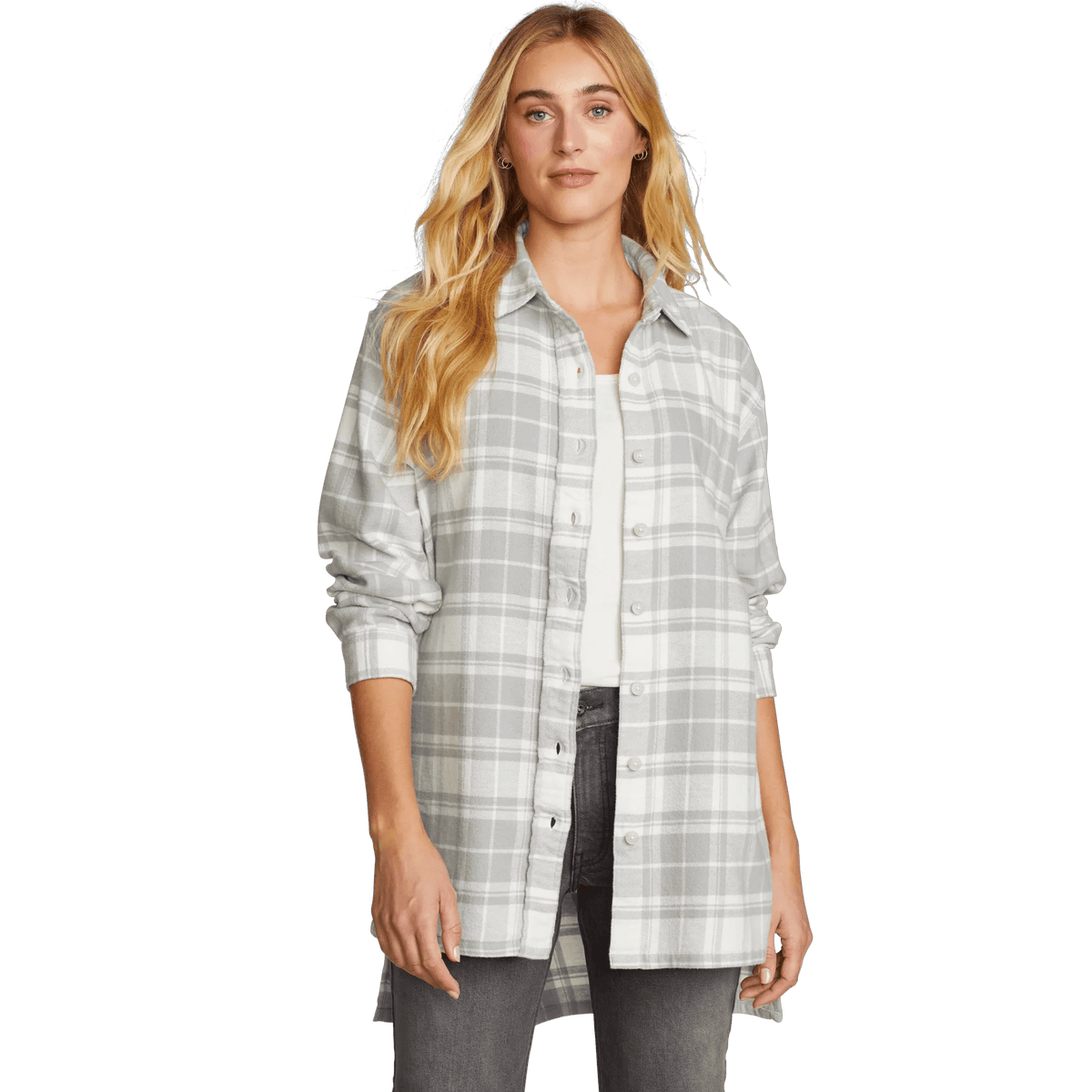 Women's Ballard Exaggerated Tunic-Htr Ash-Regular-1