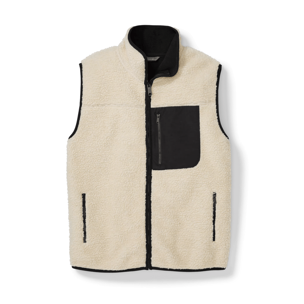 Women's Chilali Faux Shearling Fleece Vest-Oyster-Regular-4