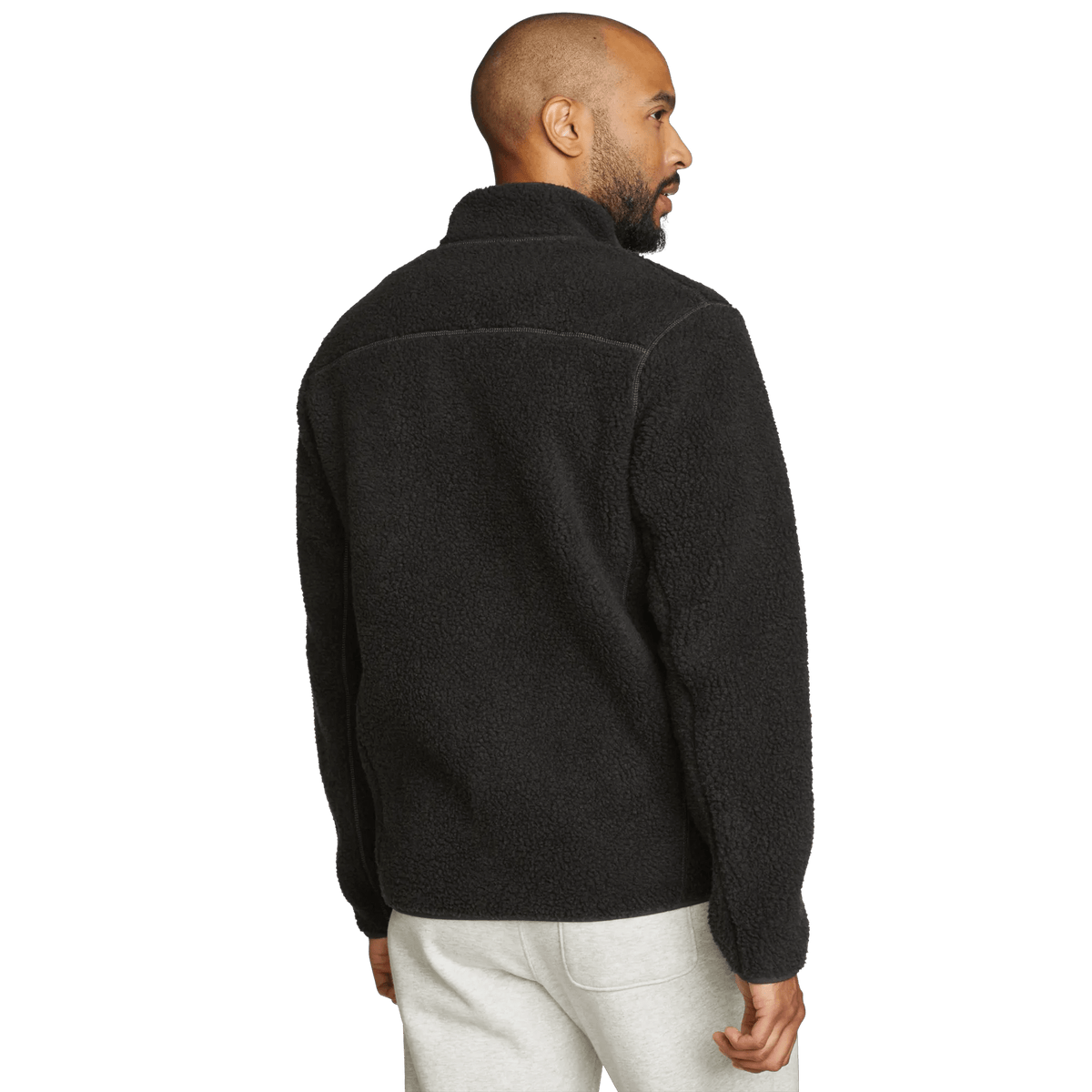 Men's Chilali Faux Shearling Fleece Jacket-Carbon-Regular-4