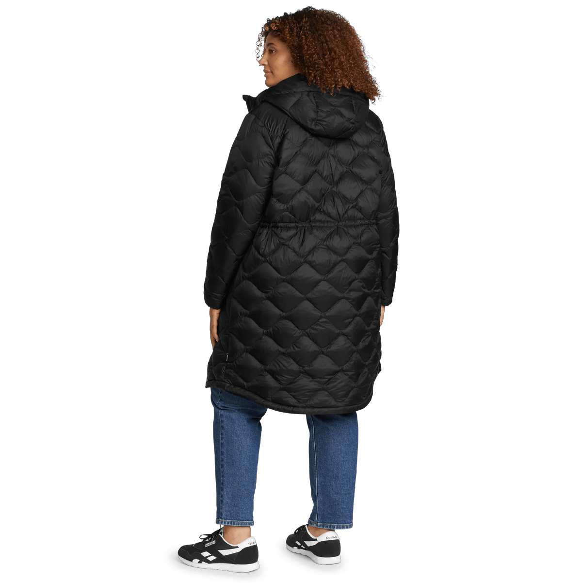 Women's Shaw Down Hooded Parka-Black-Plus-2