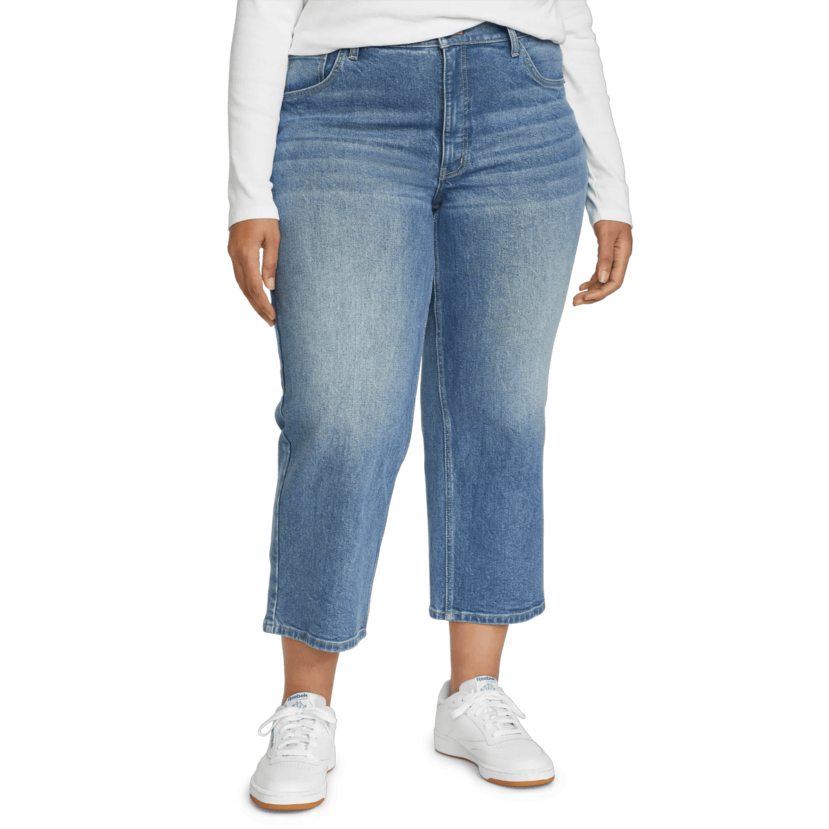 Women's Authentic Everyday High-Rise Cropped Jeans-Vintage-Plus-3