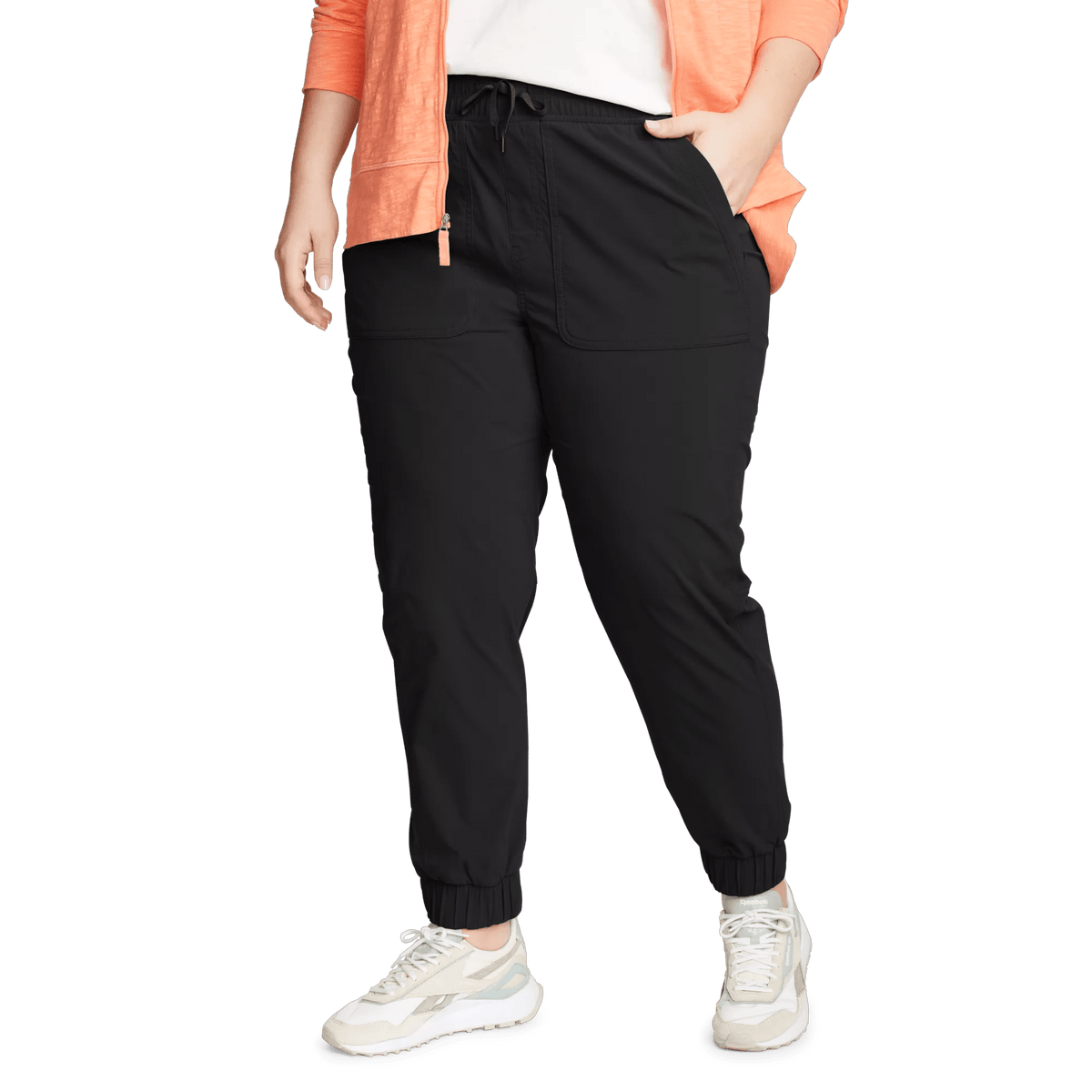 Women's Sightscape Horizon Stretch Pull-On Joggers-Black-Plus-2