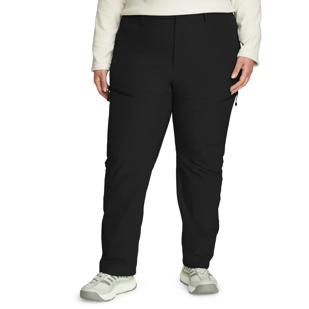 Women's 2.0 Polar Fleece-Lined Straight Leg Pants-Black-Plus-8