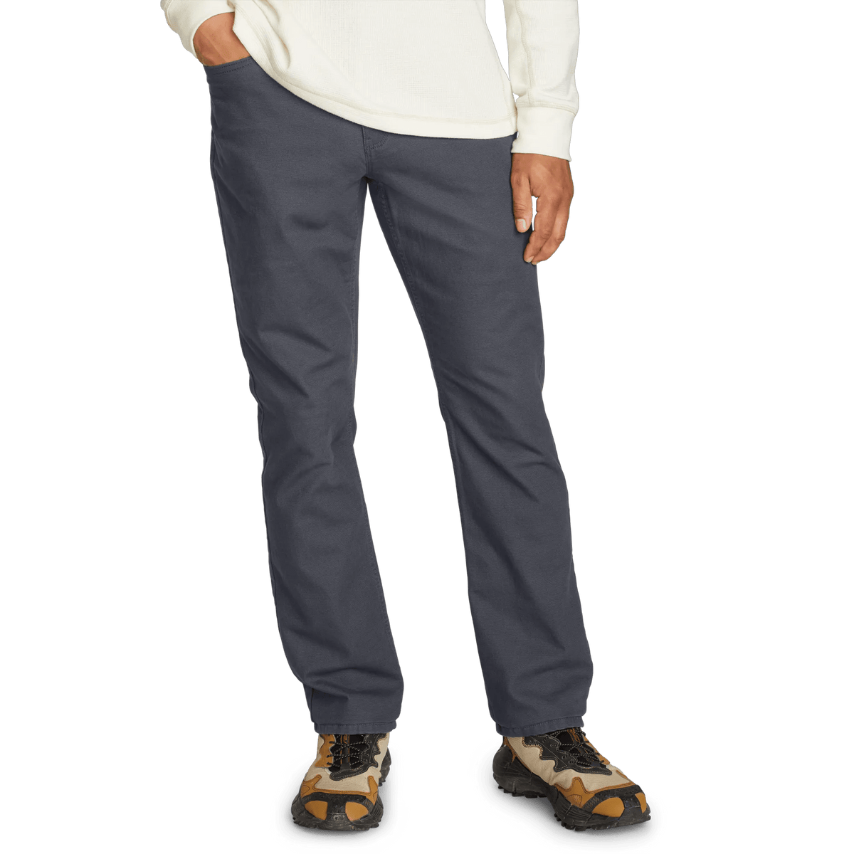 Men's Mountain Flex Classic Fit Canvas Pants-Carbon-Regular-28