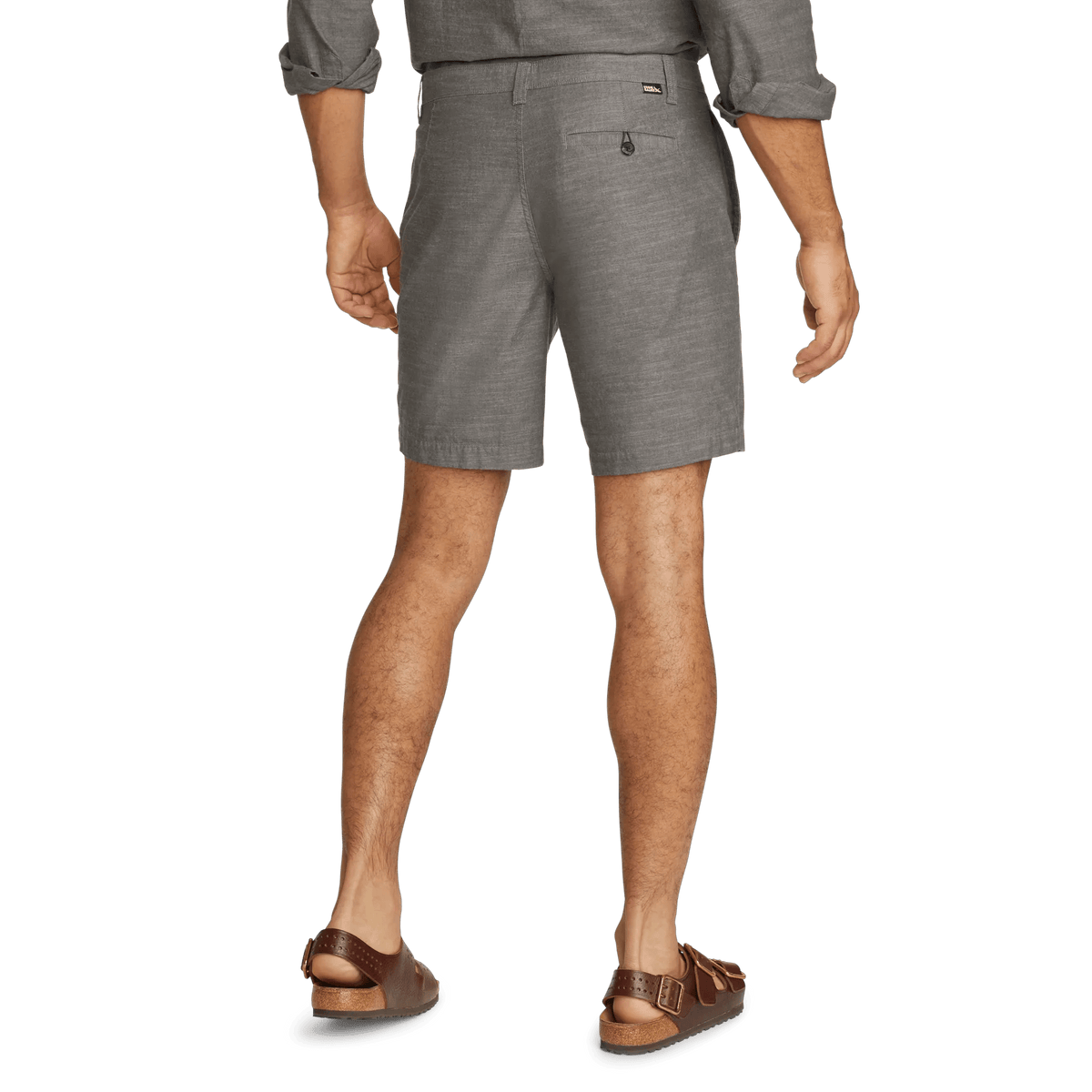 Men's Camano Shorts - Solid-Gray-Regular-6