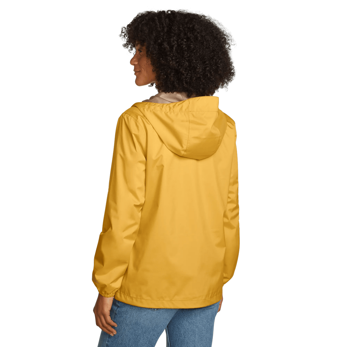 Women's Rainy Pass Water-Repellent Hooded Jacket-Dijon-Regular-13