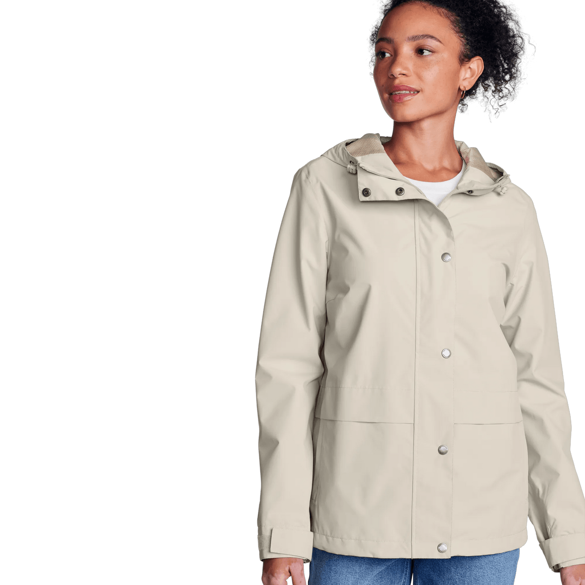 Women's Rainfoil® Storm Waterproof Hooded Jacket-Pumice-Regular-4