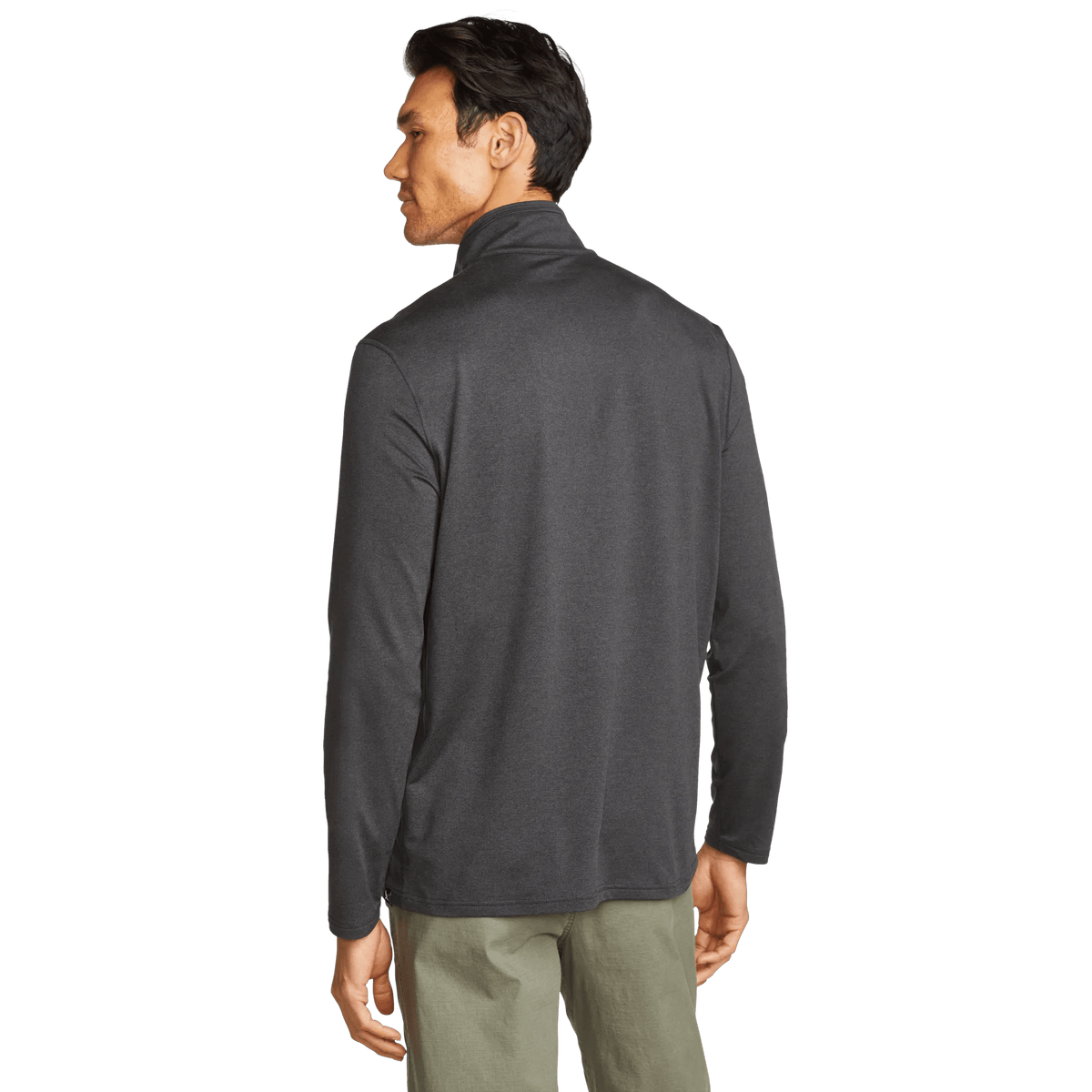 Men's Mountain Trek 1/2-Zip Mock-Charcoal Htr-Regular-6