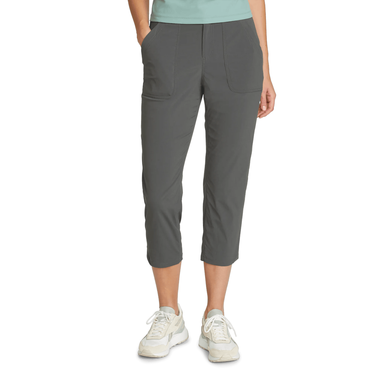Women's Horizon High-Rise Straight Leg Cropped Pants-Dk Smoke-Regular-7