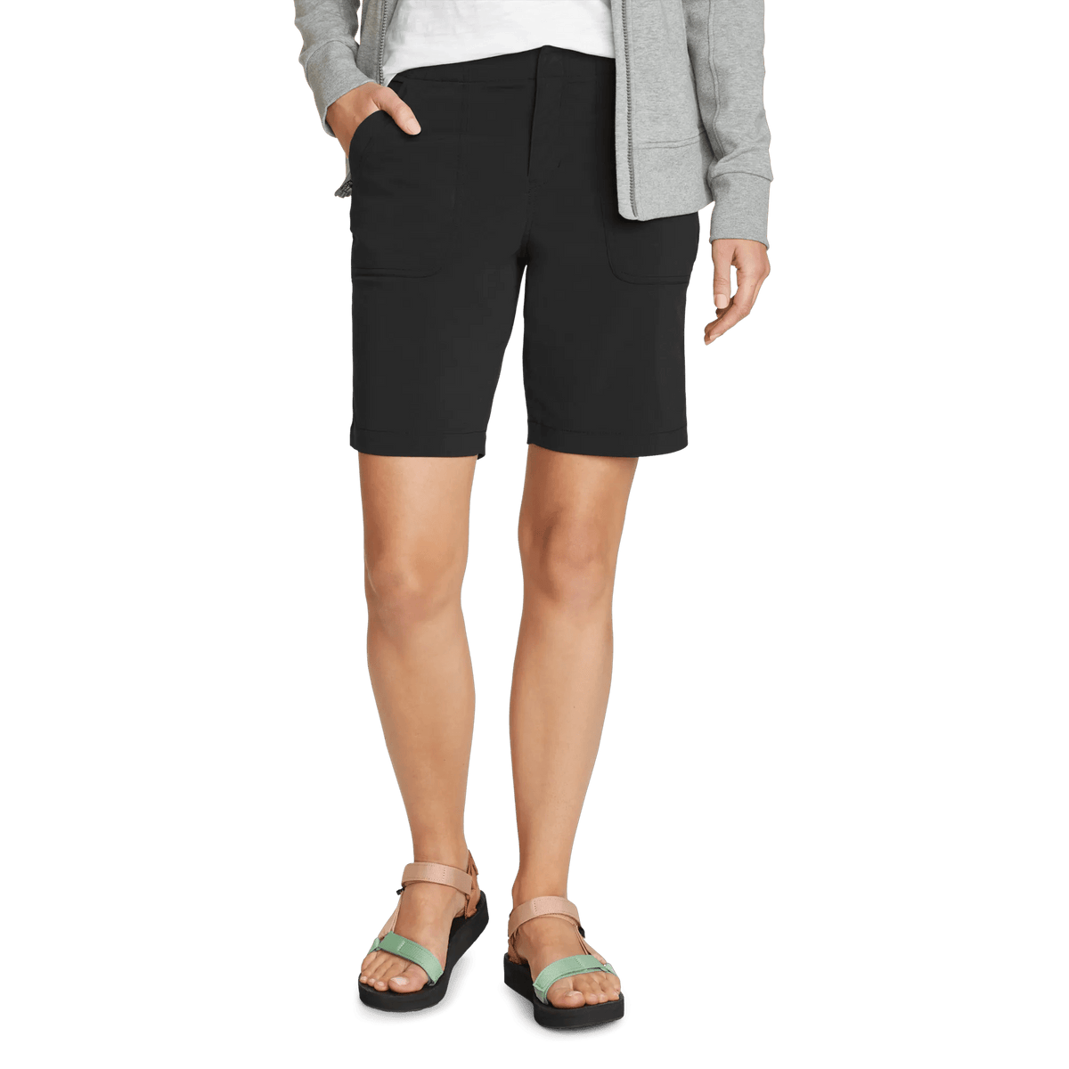 Women's Horizon Bermuda Shorts-Black-Regular-2